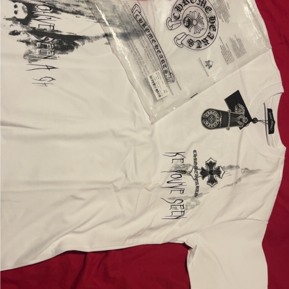 Chrome Hearts White Graphic Tee